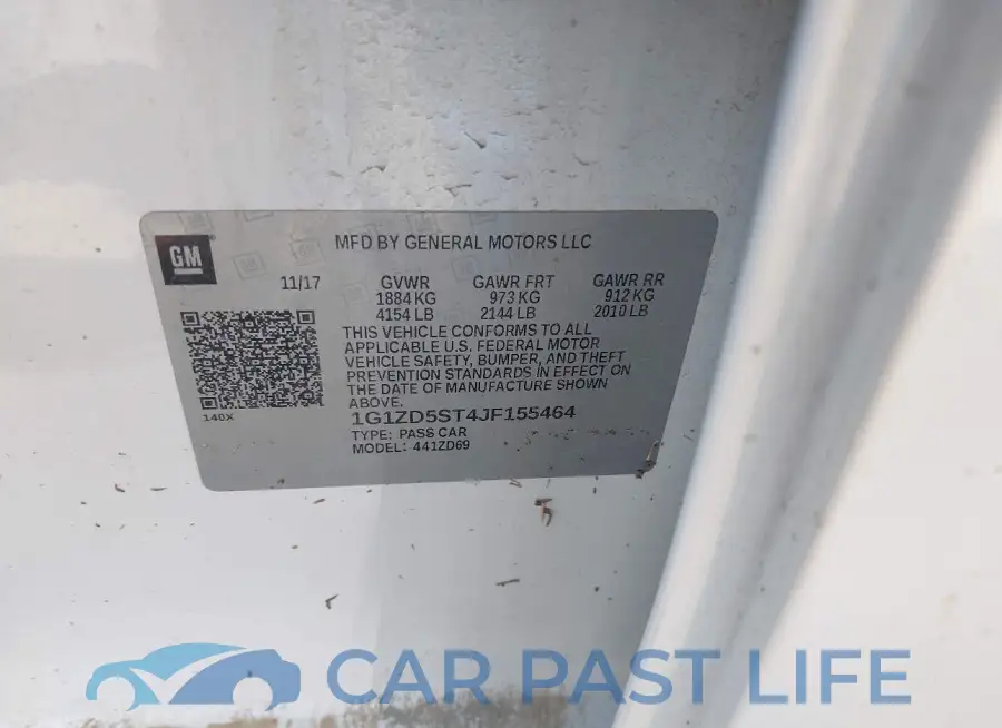 1G1ZD5ST4JF155464# 9