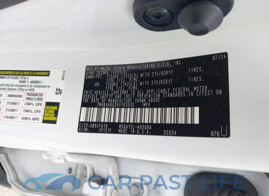 7MUBAABG2RV103930# 9