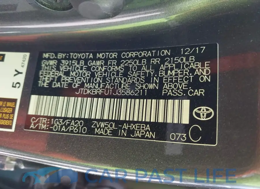 JTDKBRFU1J3586211# 9