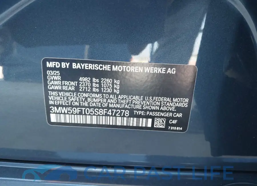3MW59FT05S8F47278# 9