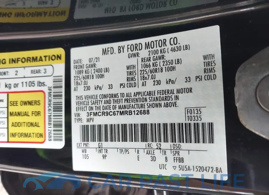 3FMCR9C67MRB12688# 9