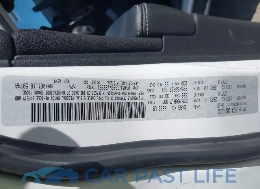 1C4PJLCS0GW138381# 9