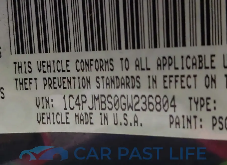 1C4PJMBS0GW236804# 9