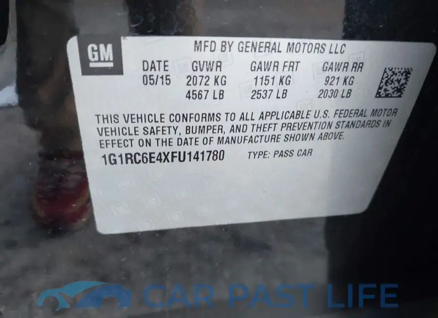1G1RC6E4XFU141780# 9