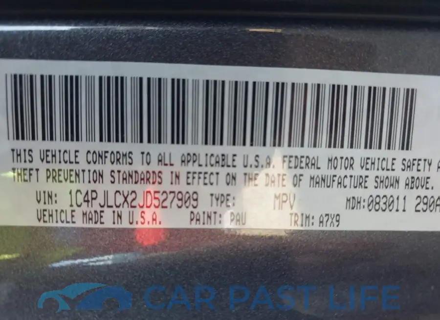 1C4PJLCX2JD527909# 9