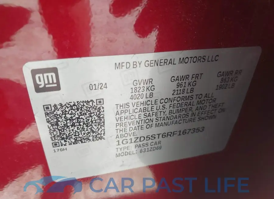 1G1ZD5ST6RF167353# 9