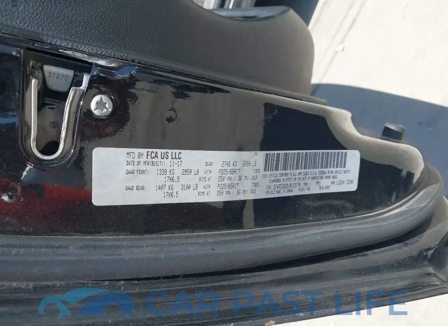 2C4RDGBG9JR153174# 9