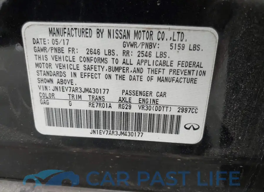 JN1EV7AR3JM430177# 9