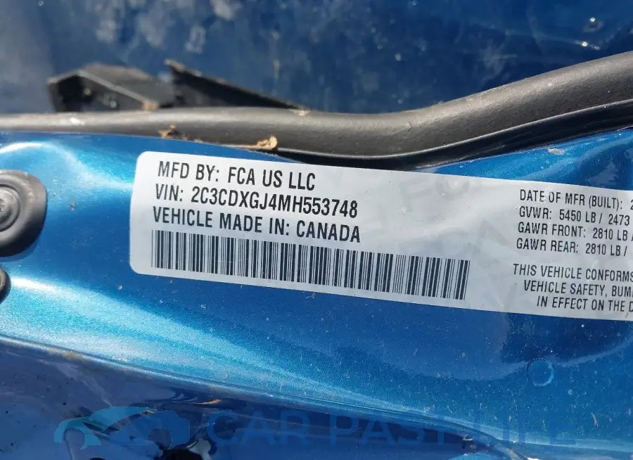 2C3CDXGJ4MH553748# 9