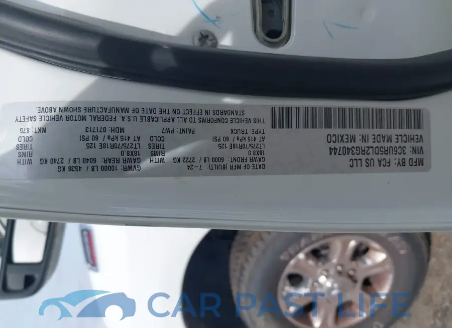 3C6UR5DL2RG340744# 9