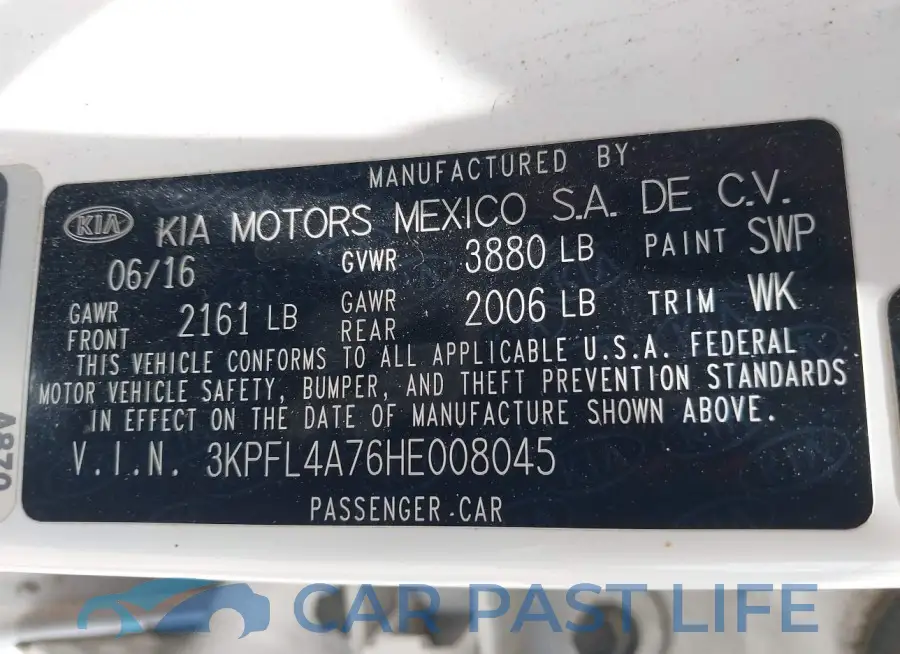 3KPFL4A76HE008045# 9