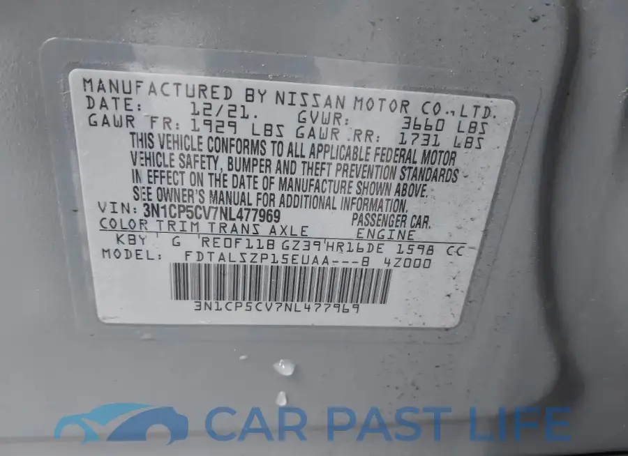 3N1CP5CV7NL477969# 9