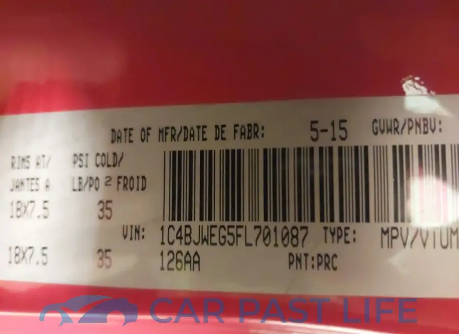 1C4BJWEG5FL701087# 9