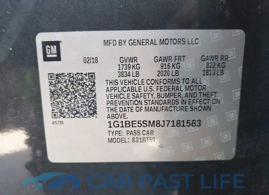 1G1BE5SM8J7181583# 9