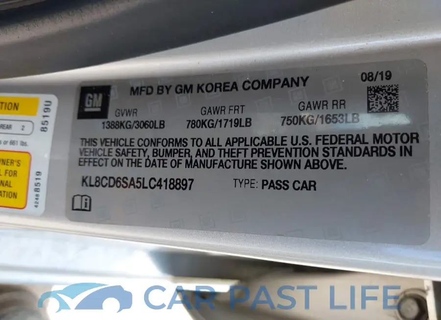KL8CD6SA5LC418897# 9