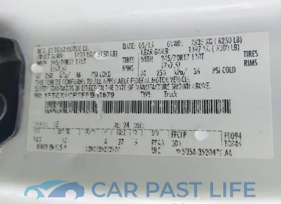 1FTEX1CP7FFB56879# 9