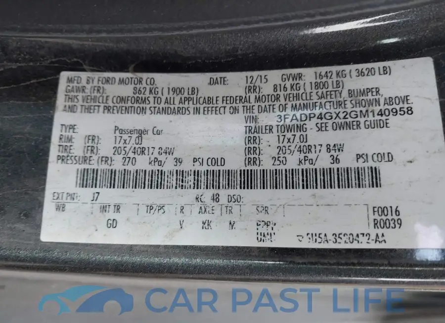 3FADP4GX2GM140958# 9