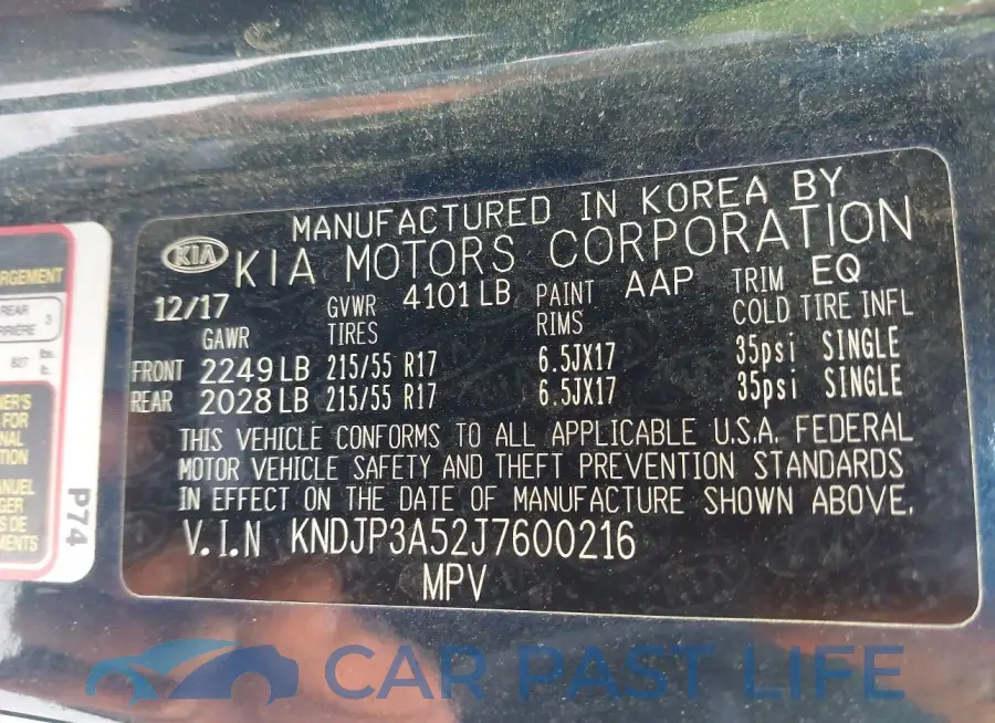KNDJP3A52J7600216# 9
