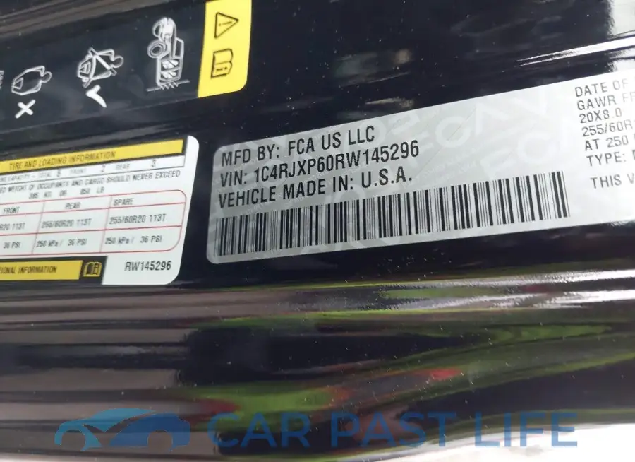 1C4RJXP60RW145296# 9