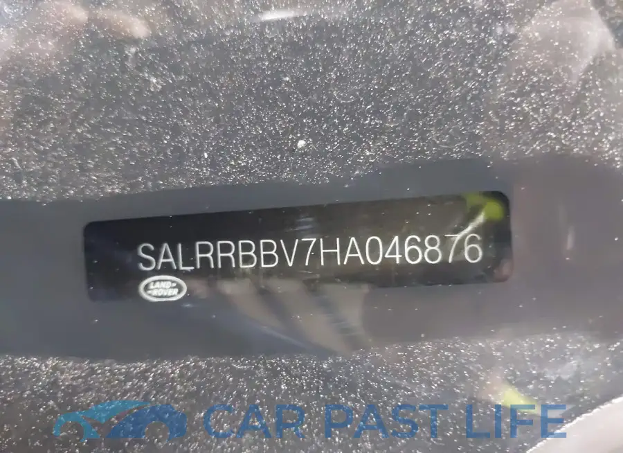 SALRRBBV7HA046876# 9