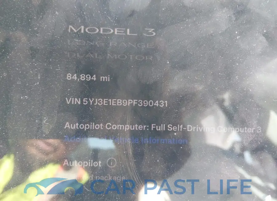 5YJ3E1EB9PF390431# 7