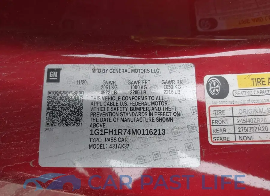 1G1FH1R74M0116213# 9