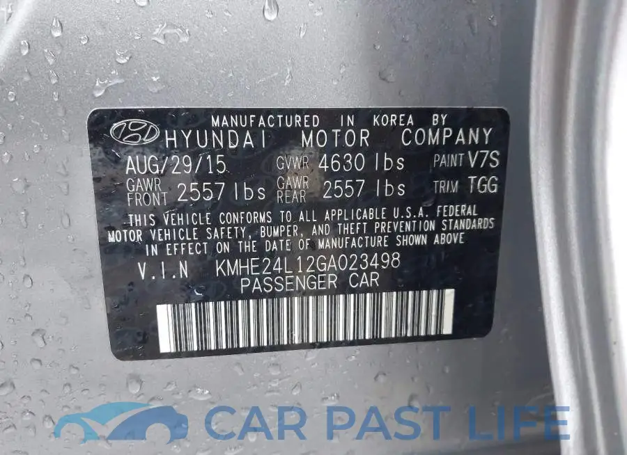 KMHE24L12GA023498# 9