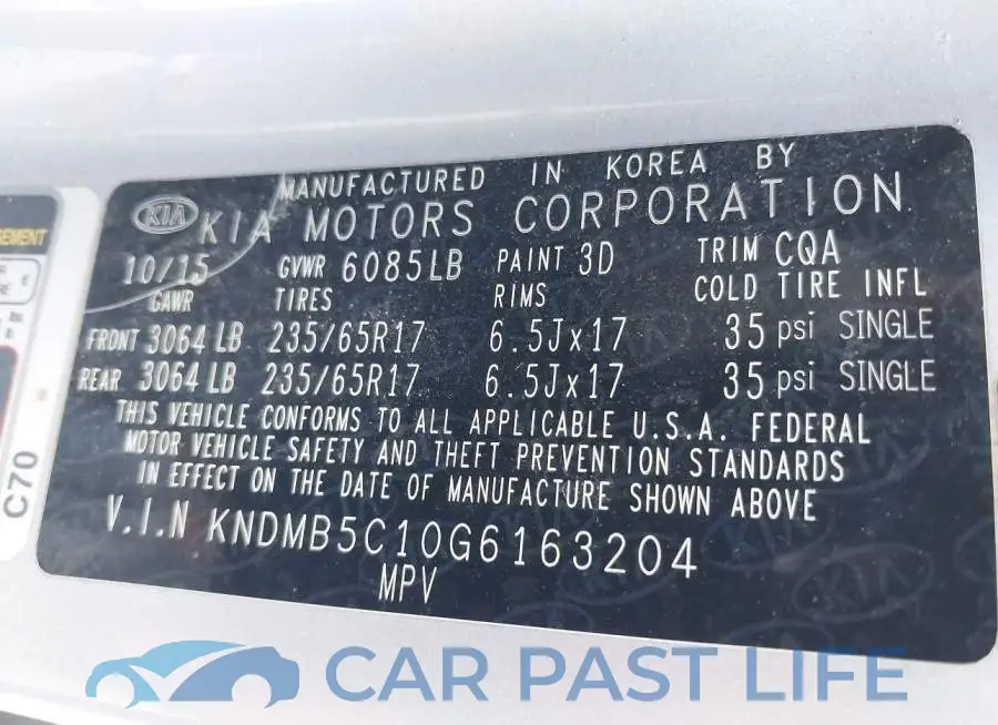 KNDMB5C10G6163204# 9