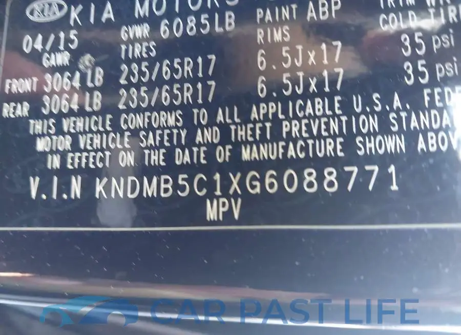 KNDMB5C1XG6088771# 9
