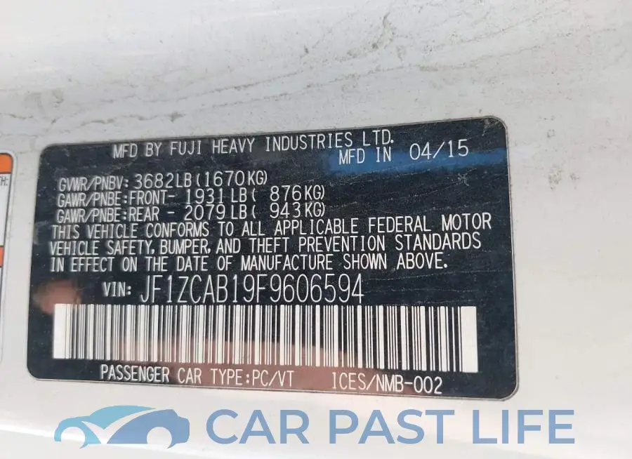 JF1ZCAB19F9606594# 9