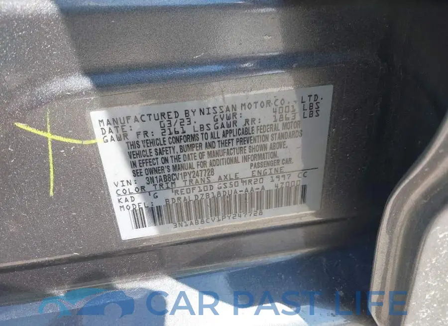 3N1AB8CV1PY247728# 9
