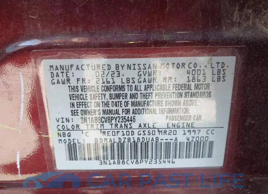 3N1AB8CV8PY235446# 9