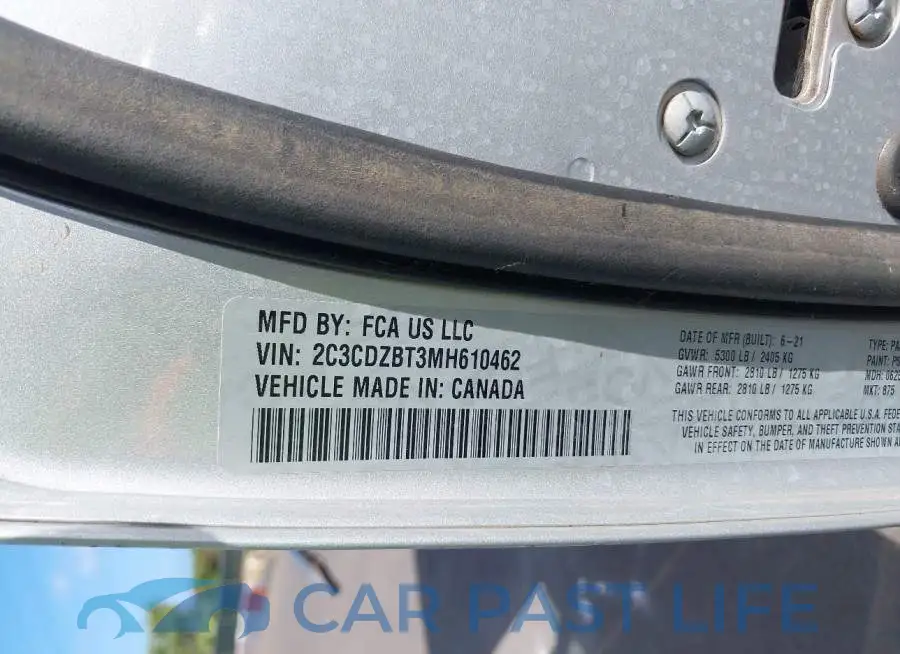 2C3CDZBT3MH610462# 9