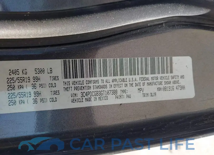 3C4PDCGB3GT107388# 9