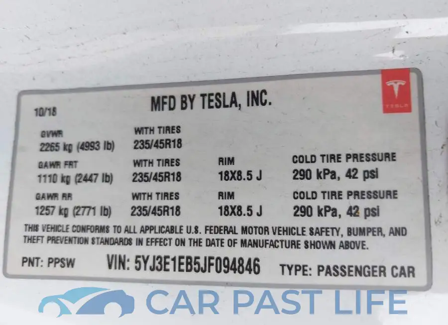 5YJ3E1EB5JF094846# 9