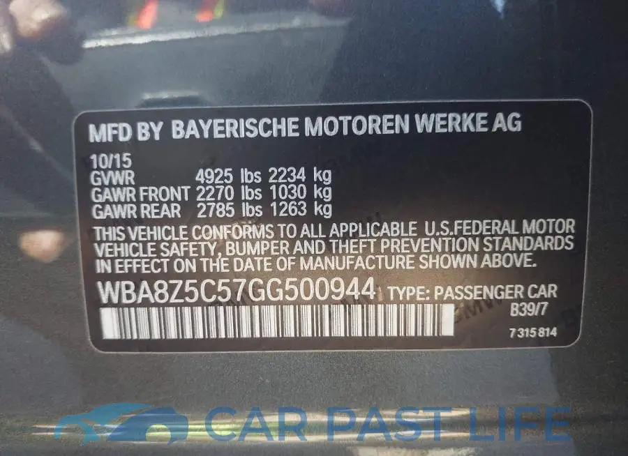 WBA8Z5C57GG500944# 9