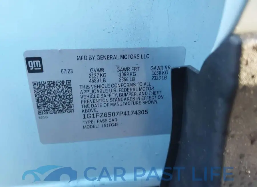 1G1FZ6S07P4174305# 9