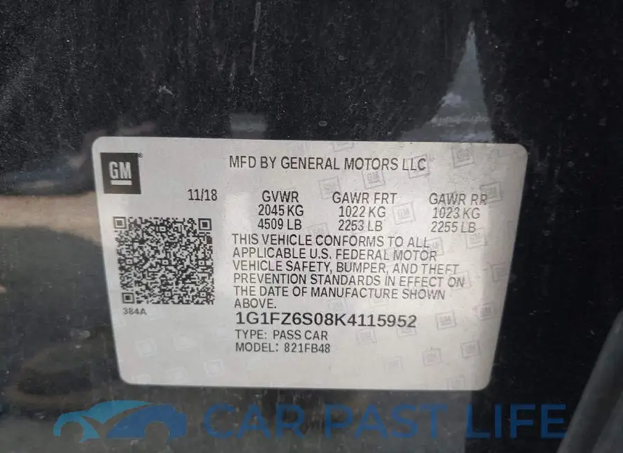 1G1FZ6S08K4115952# 9