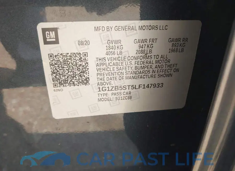 1G1ZB5ST5LF147933# 9