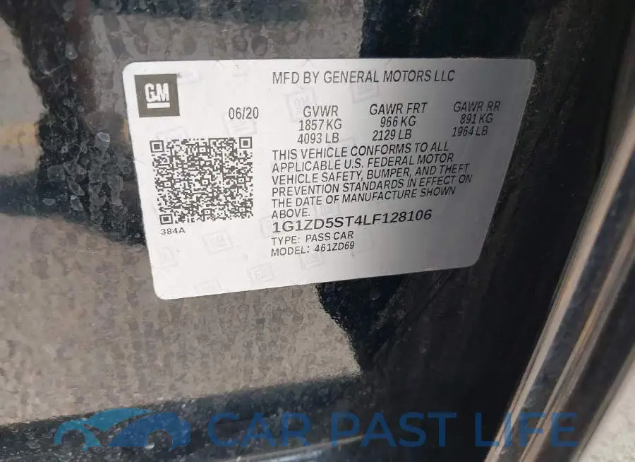 1G1ZD5ST4LF128106# 9
