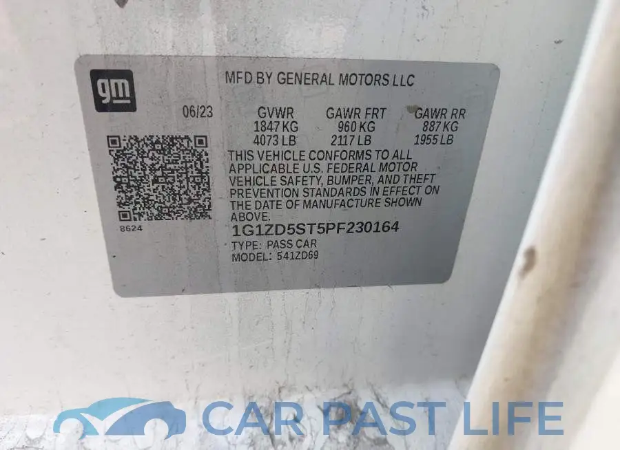 1G1ZD5ST5PF230164# 9