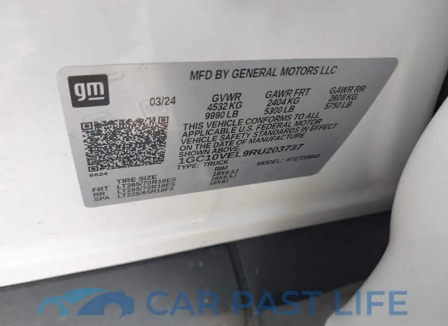 1GC10VEL9RU203737# 9