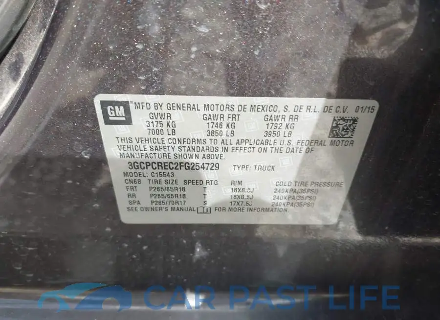 3GCPCREC2FG254729# 9