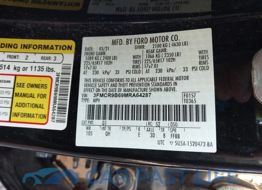 3FMCR9B69MRA64287# 9