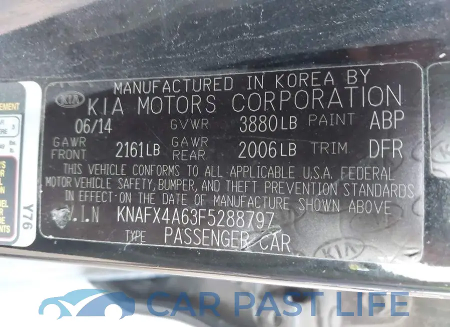 KNAFX4A63F5288797# 9