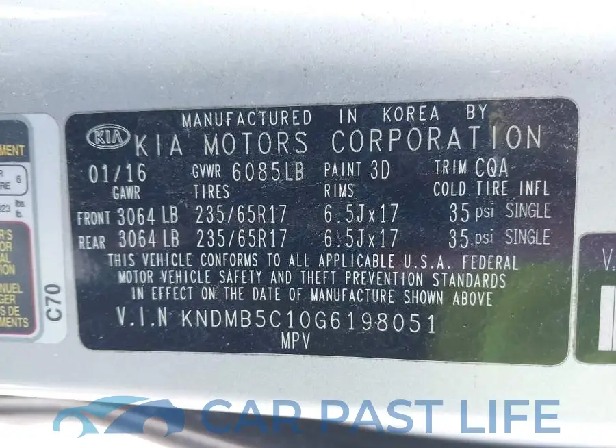 KNDMB5C10G6198051# 9