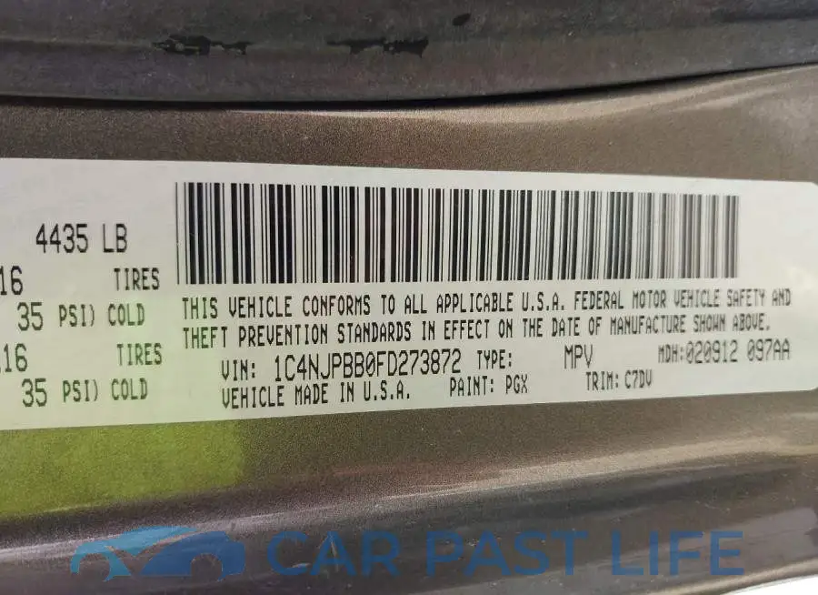 1C4NJPBB0FD273872# 9