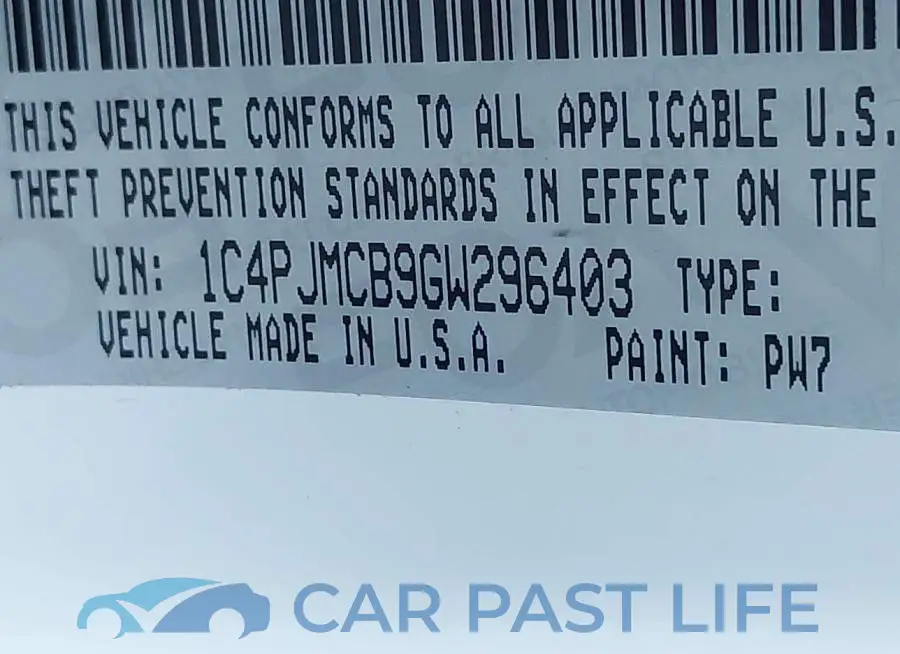 1C4PJMCB9GW296403# 9