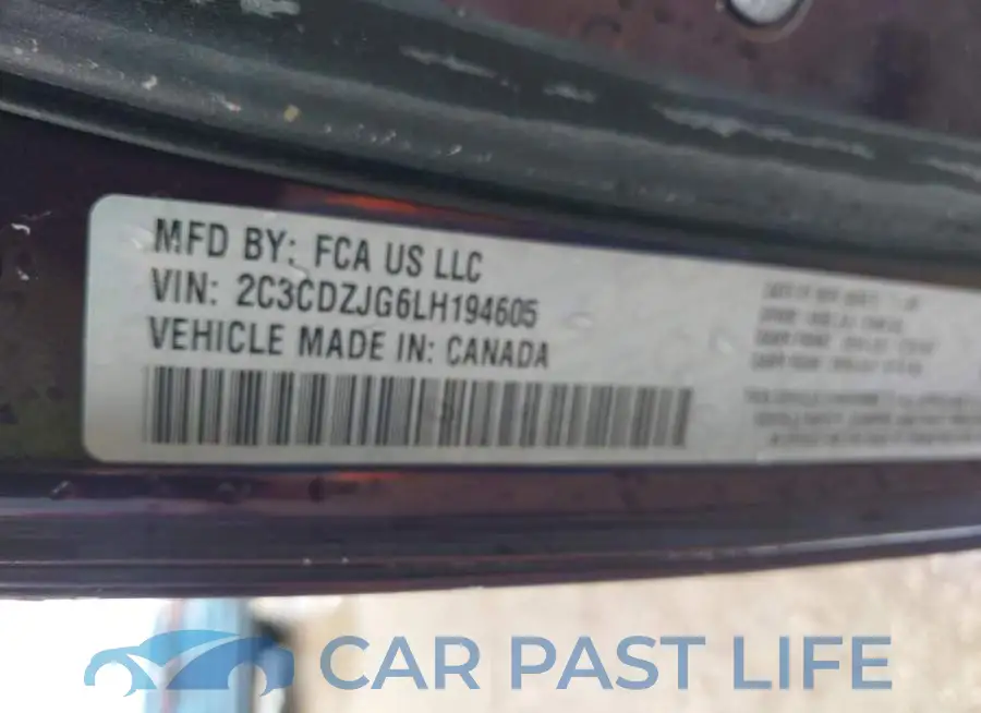 2C3CDZJG6LH194605# 9