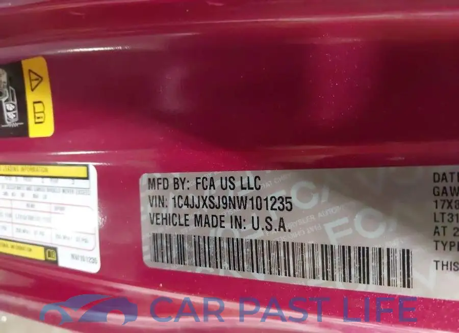 1C4JJXSJ9NW101235# 9